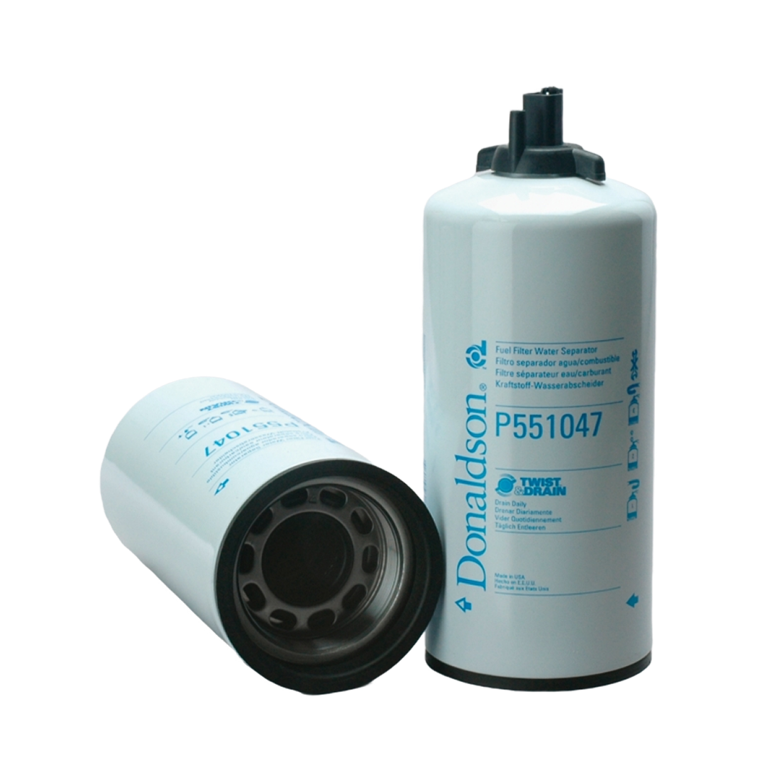 DONALDSON P551047 COMBUSTIBLE, ENROSCA SEPARA-AGUA TWIST&DRA UND CJX6