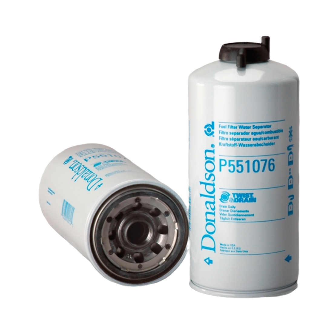 DONALDSON P551076 COMBUSTIBLE, ENROSCA SEPARA-AGUA TWIST&DRA UND CJX12