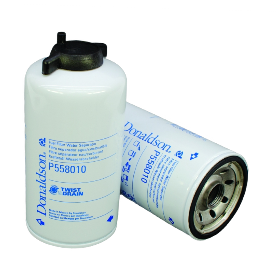 DONALDSON P558010 COMBUSTIBLE, ENROSCA SEPARA-AGUA TWIST&DRA UND CJX12