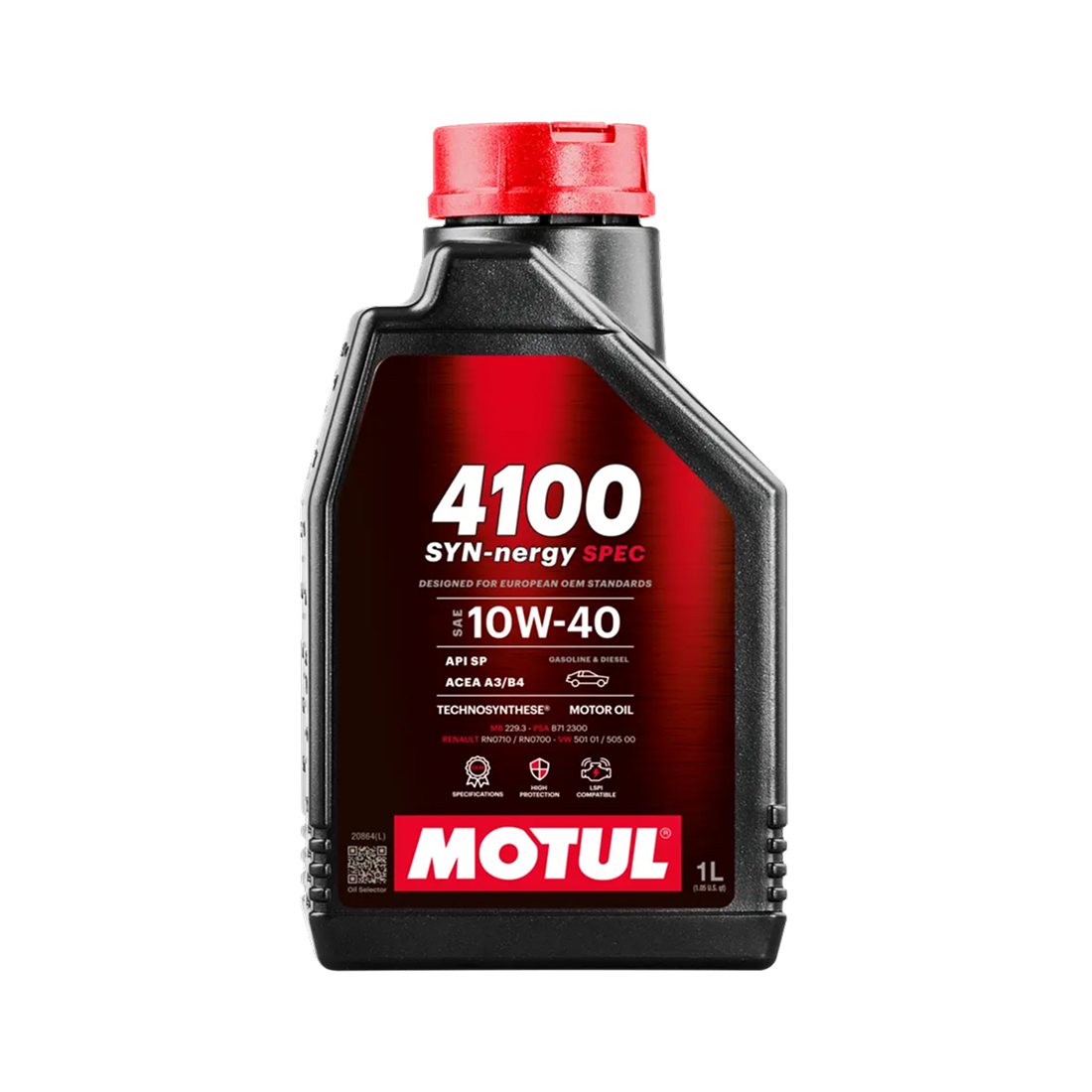 MOTUL 4100 SYN-NERGY SPEC 10W40 LITRO CJX12